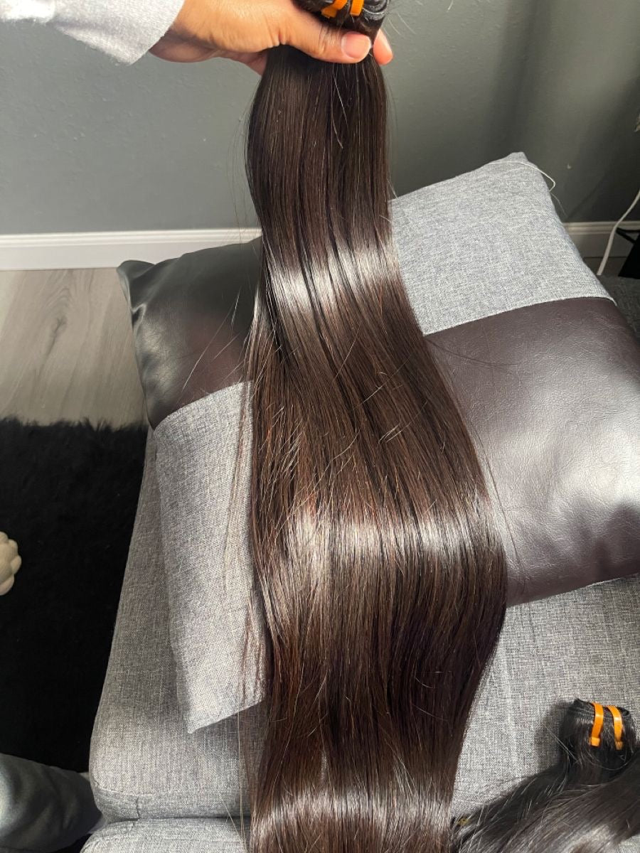 3 BOULES DE TISSAGE + LACE 2x6 HD RAW HAIR
