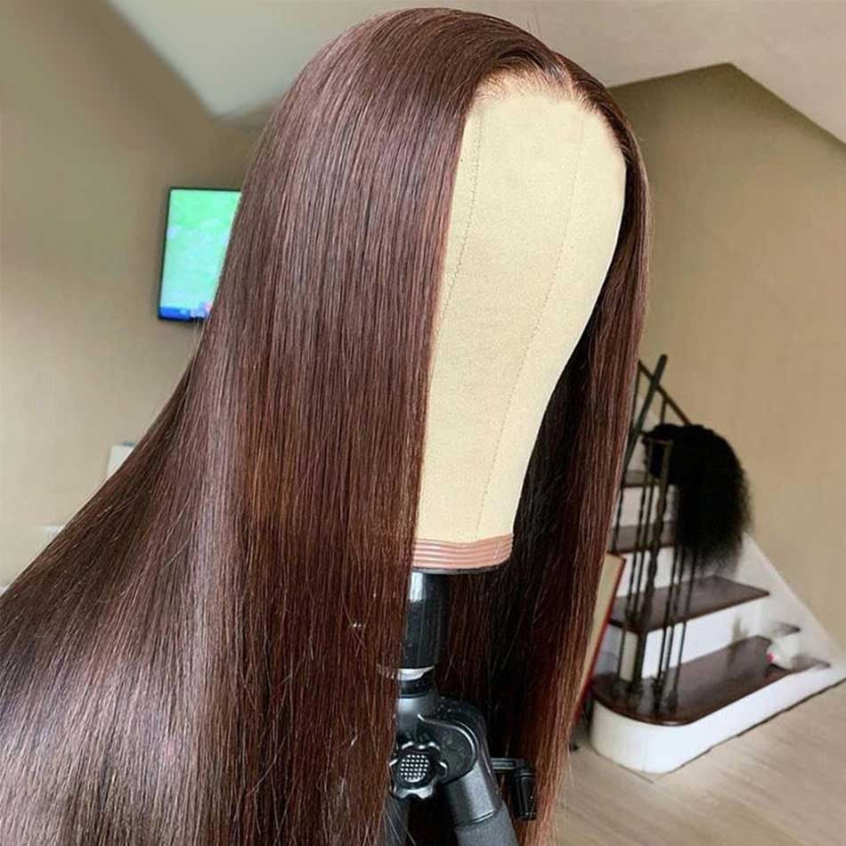 BROWN WIG RAW HAIR