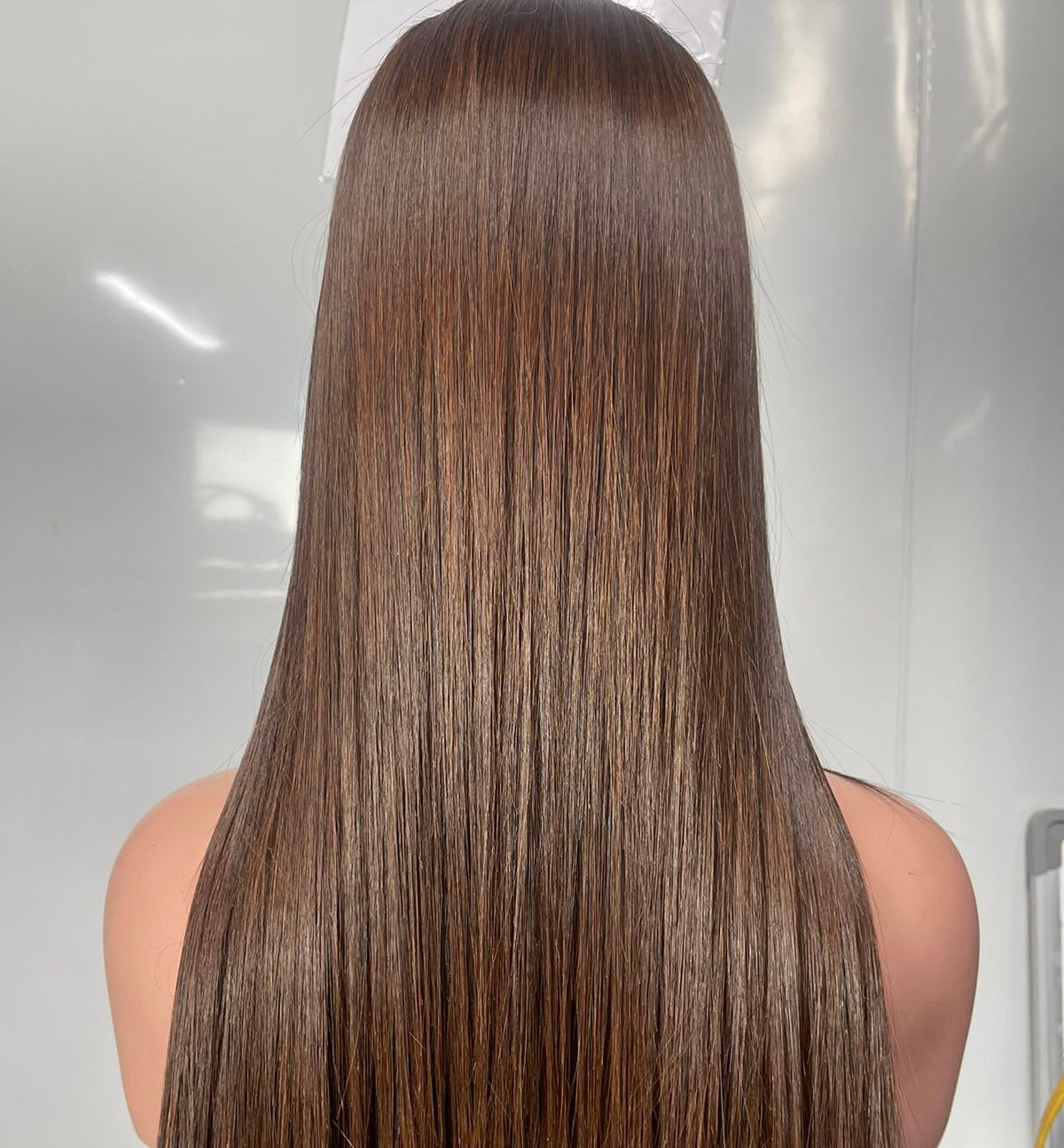 BROWN WIG RAW HAIR