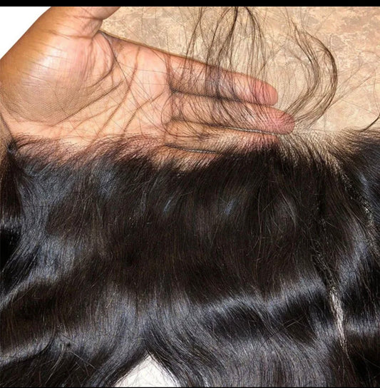 LACE 13x4  HD/TANSPARENT  "RAW HAIR"